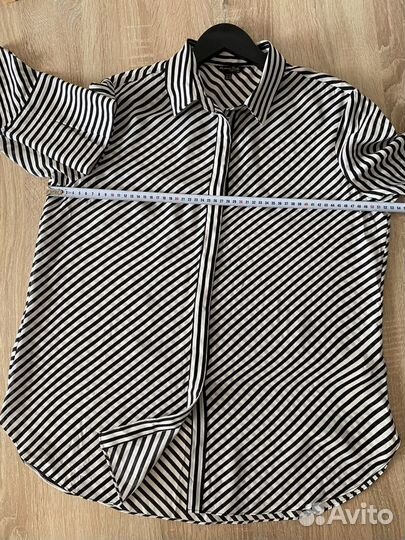 Рубашка женская натуральный шелк Massimo Dutti L