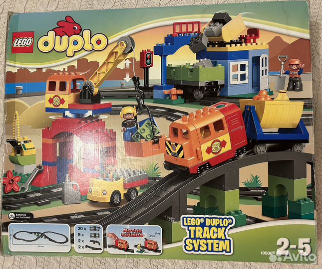 Lego duplo железная дорога 10508