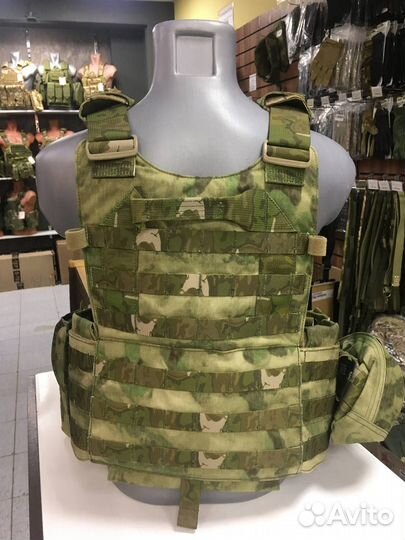 Бронежилет плитник Emerson (мох,atacs-FG)(Бр5/Бр2)