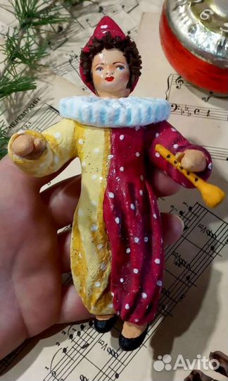 Ватные елочные игрушки