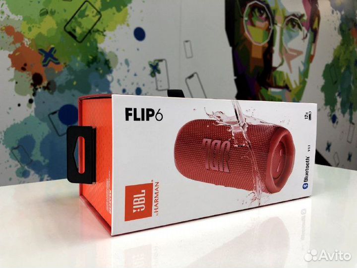 Портативная Колонка JBL Flip 6 Оригинал Гарантия