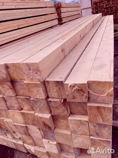 Брус обрезной 100х100х6000мм