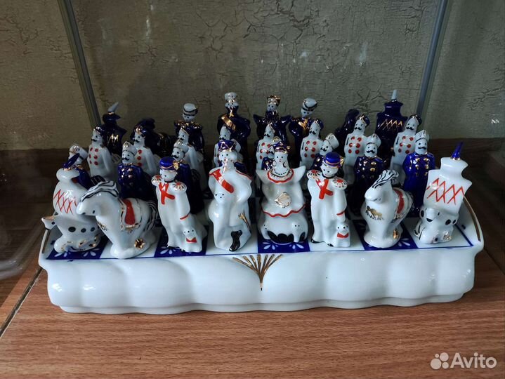 Шахматы фарфор Вербилки