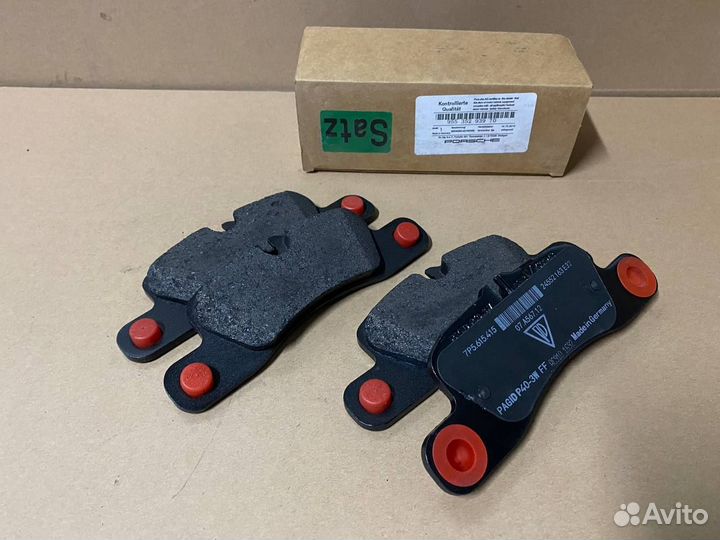 Колодки тормозные дисковые задние porsche
