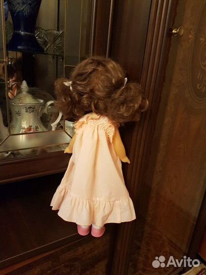 Кукла СССР с клеймом рост 48 см в одежде и обуви