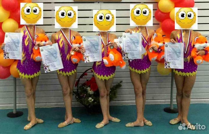 Купальники для художественной гимнастики 5 штук