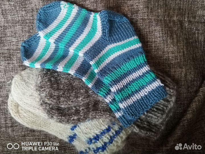 Шерстяные носки