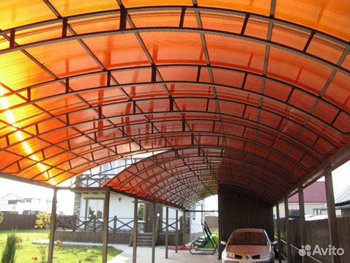 Монтаж поликарбоната# балконы, заборы, ограждения