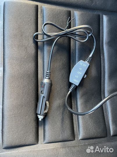 Накидка на сиденье автомобиля с подогревом 2 режим