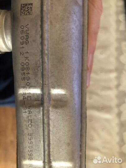 Радиатор отопителя печки vwag оригинал