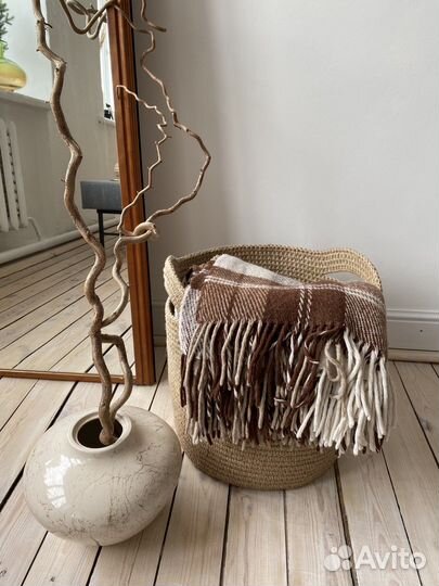 Корзина для пледов