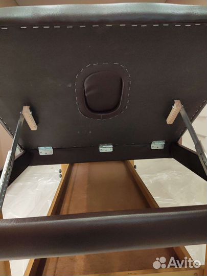 Массажный стол стационарный кушетка Comfort коричн