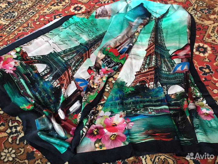 Палантин шелковый