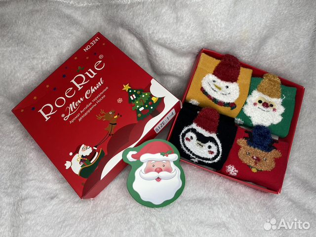 Носки новогодние детские