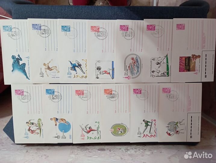 Набор конвертов Олимпиада 80 со спецгашением 25шт