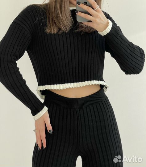 Трикотажный костюм женский