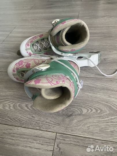 Роликовые коньки Larsen Flower размер 30-33