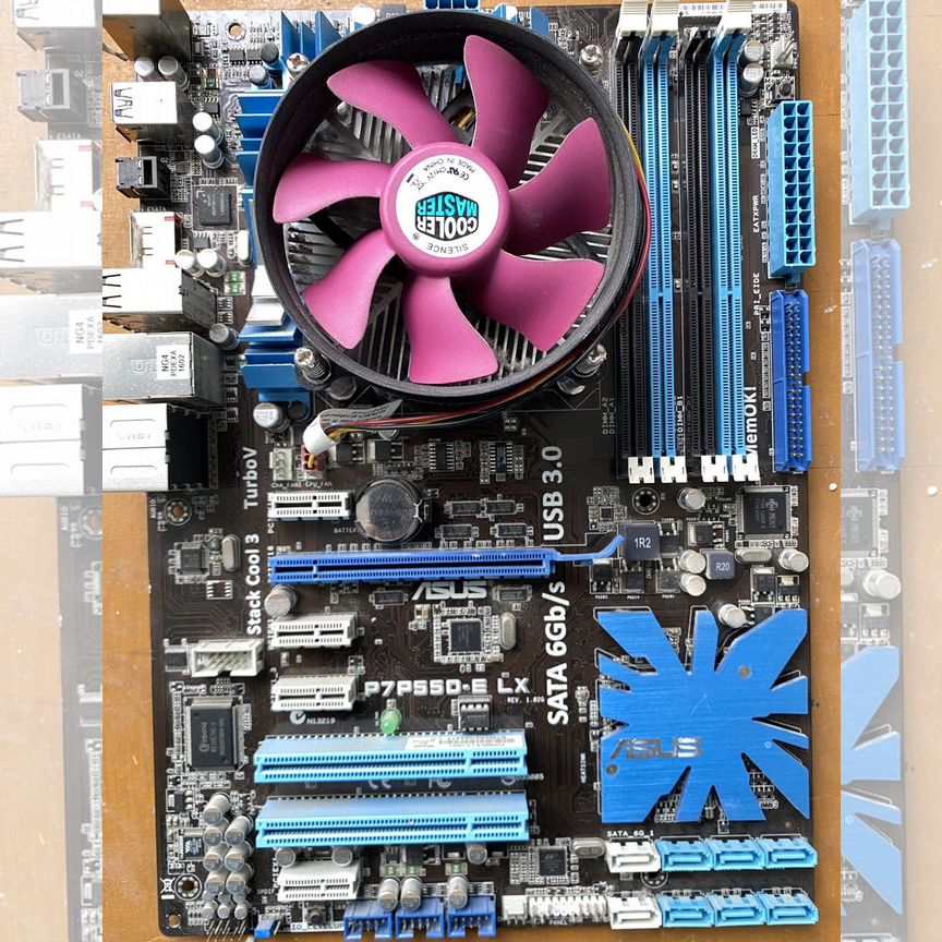 マザーボード ASUS P7P55D-E LGA1156 ASUS LGA1156 ATXマザーボード P7P55D-Eの通販