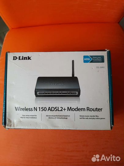 WI-FI Роутер D-Link DSL-2640U