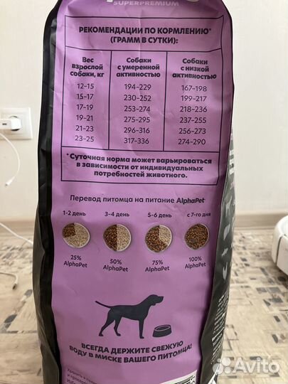 Суперпремиум корм AlphaPet