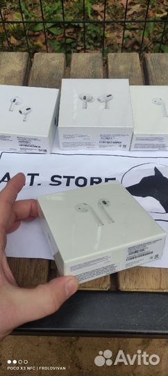 Airpods 2 полный комплект в коробке