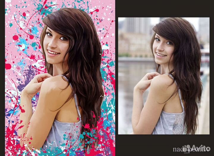 Реставрация старых фотографий, ретушь, фотошоп