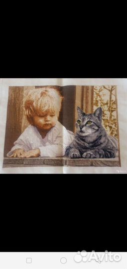 Картина вышитая крестом