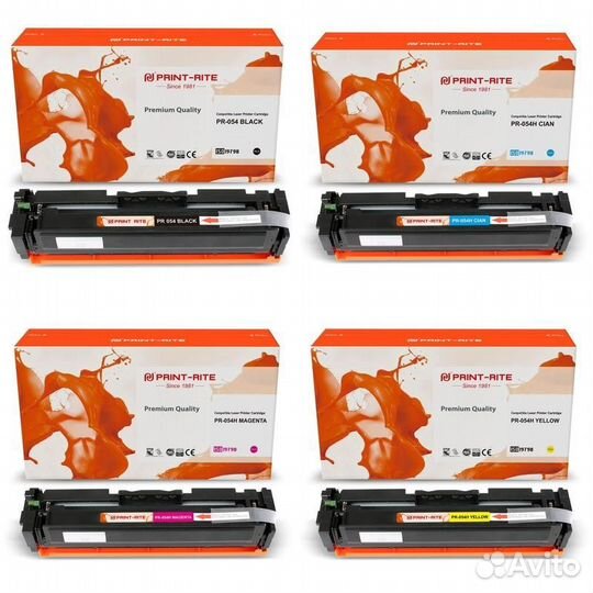 Картридж Print-Rite PR-054H-cmyk 1459155