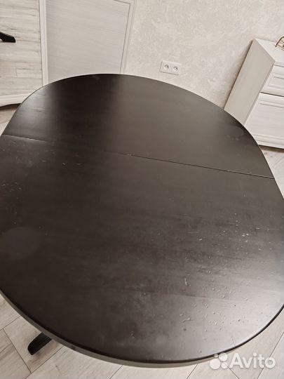 Стол овальный раздвижной бу