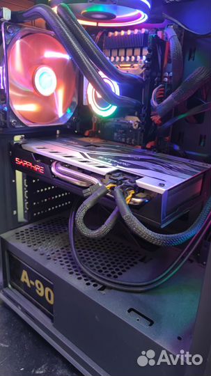 Видеокарта Saphire nitro + rx570 4 gb