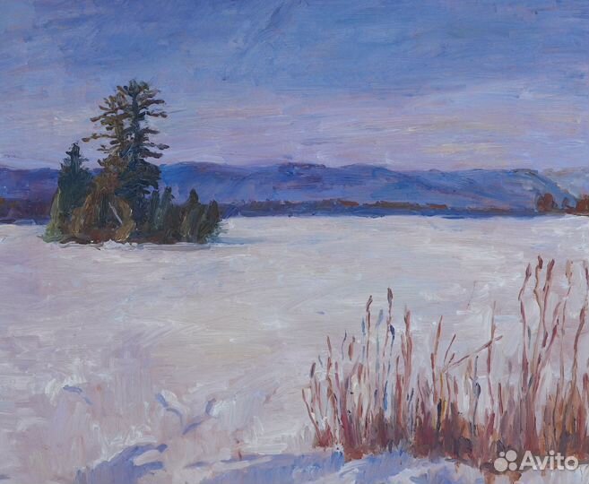 Картина маслом на холсте пейзаж