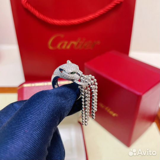 Cartier кольцо из золота 750 пробы и бриллиантов