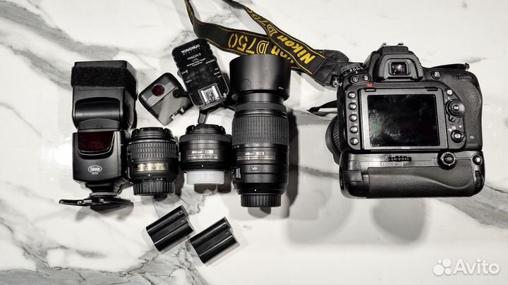 Зеркальный Фотоаппарат nikon D750 + объективы и др