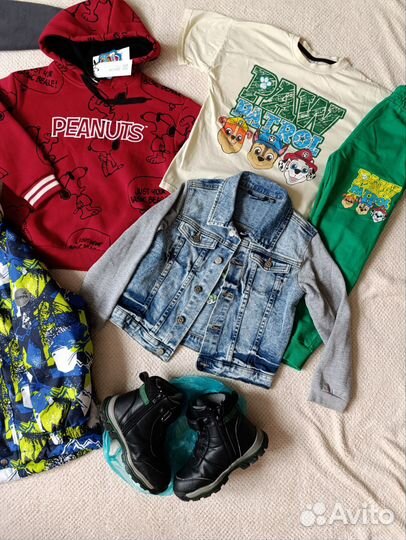 Вещи пакетом на мальчика 116-122