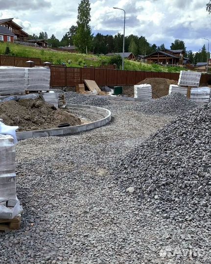 Щебень известняковый доставка