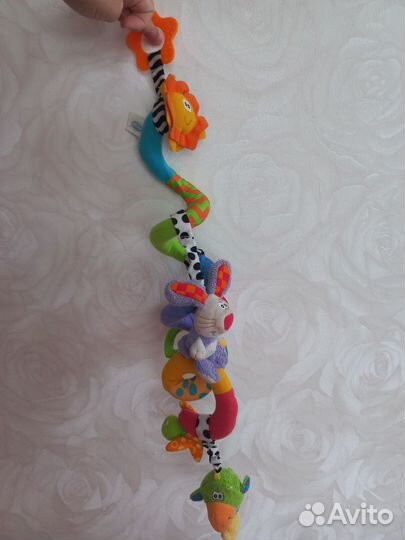 Подвесная мягкая игрушка с прорезывателем