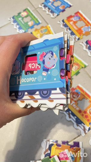 Пазл веселая азбука 0+