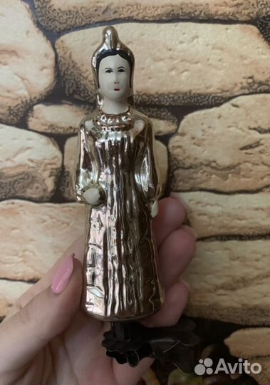 Елочные игрушки царица, царевна, весна, бабариха