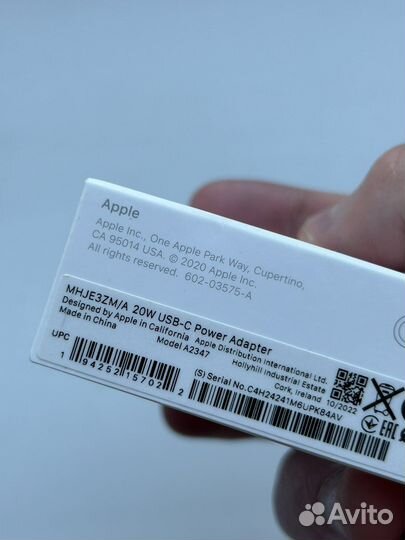 Адаптер Apple 20W USB-C