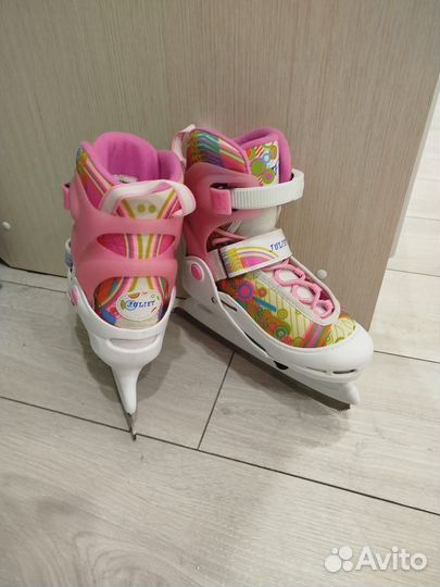 Коньки детские раздвижные р-р 30-35