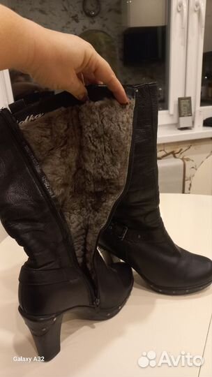Сапоги женские натуральная кожа 37 размер
