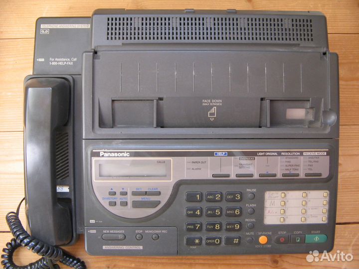 Телефаксы на термобумаге, термопленке и др. Список