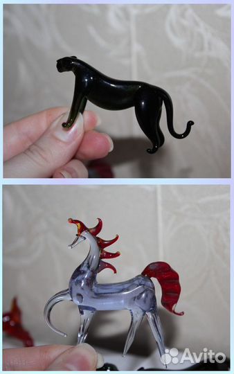 Новые стеклянные фигурки