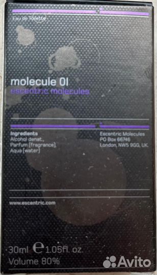 Духи женские molecule 01 escentric