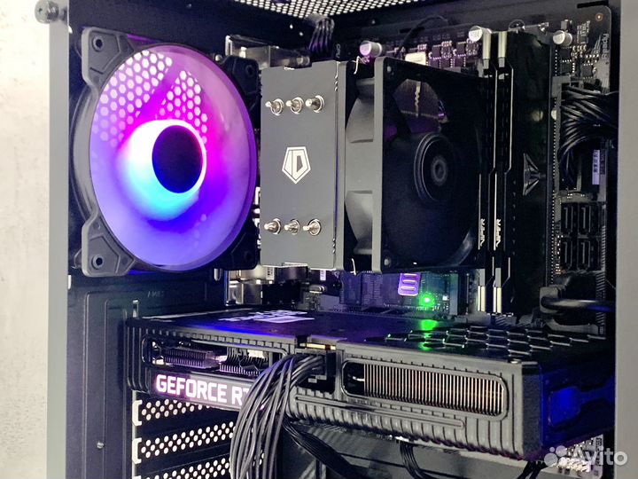 Игровой пк intel 12100F, RTX 3060, DDR4 16GB,NVMe