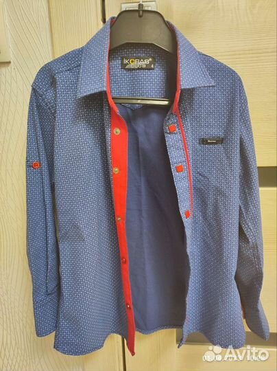 Рубашка для мальчика, 104-110