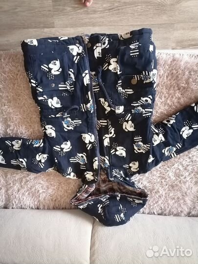 Пуховик осенний детский