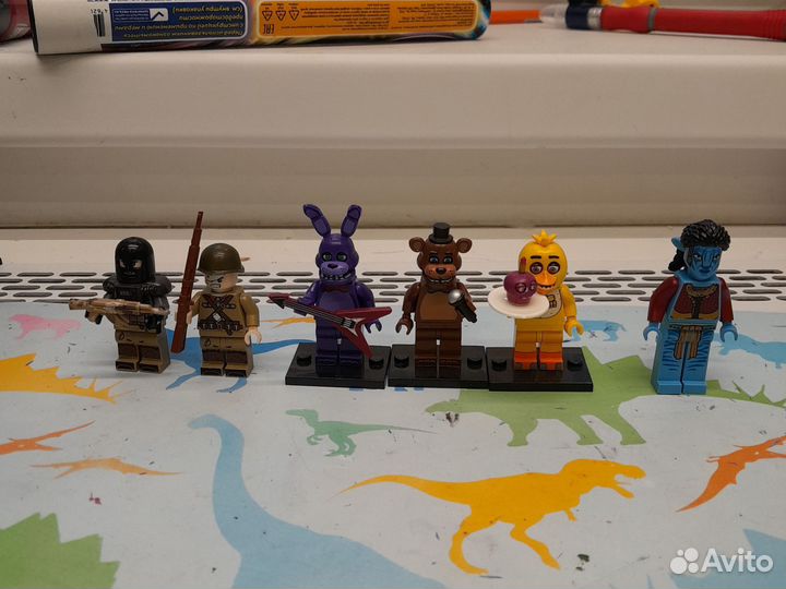 Lego фигурки фнаф,аватар,ниндзяго майнкрафт, войн