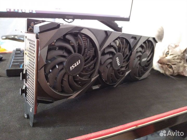 Видеокарта MSI GeForce RTX 3060 ventus 3X OC (LHR)