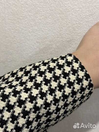 Твидовый жакет 44 женский